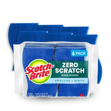 Scotch-Brite Zero Scratch Scrub Sponge (6 Pack) | Mubboo