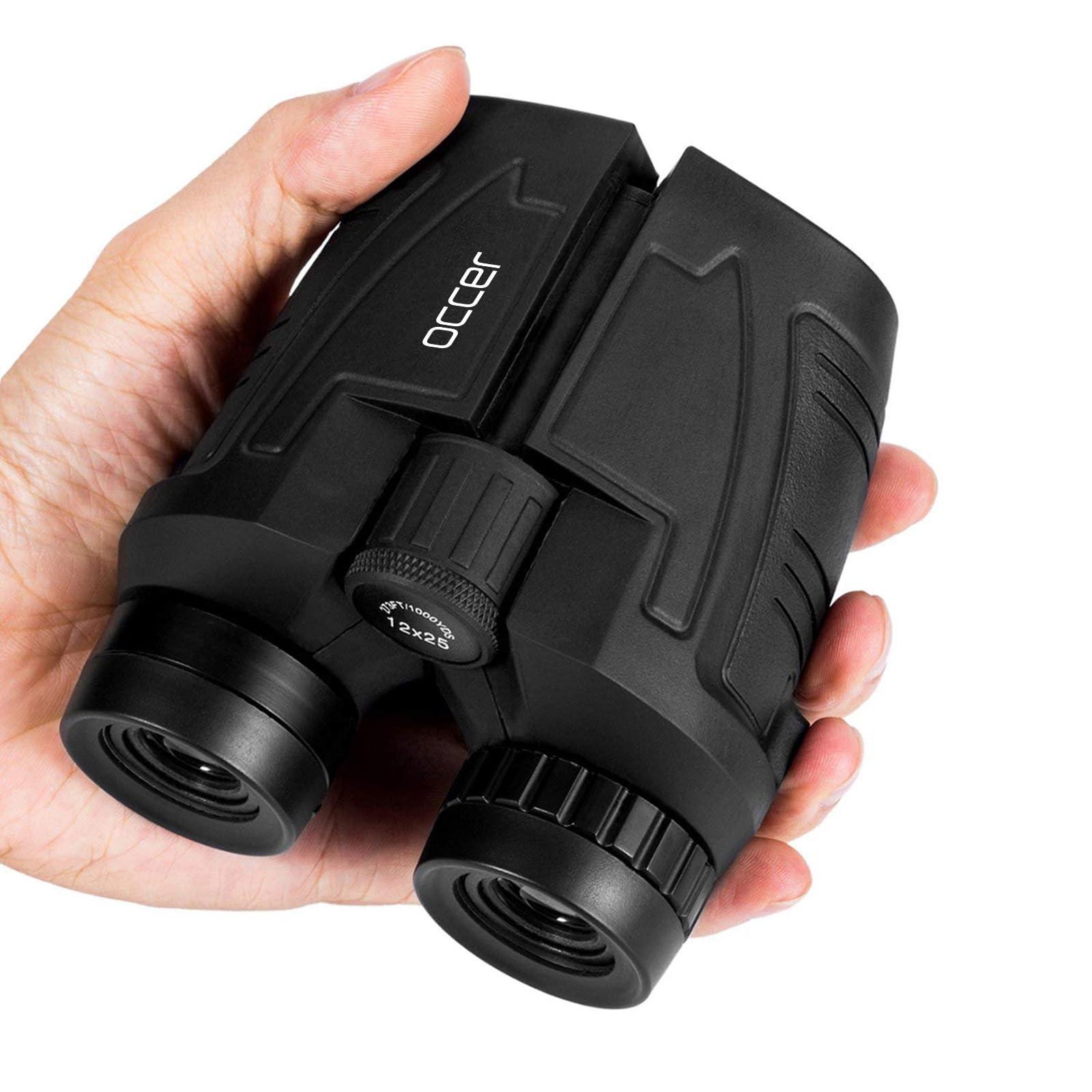 Occer 12x25 compact binoculars with large eyepiece
