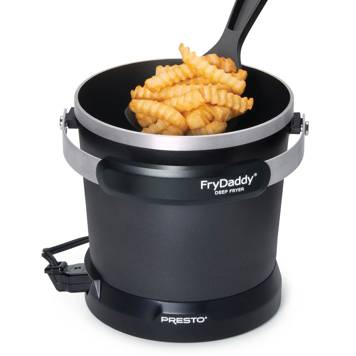 Presto FryDaddy Electric Deep Fryer with scoop and lid