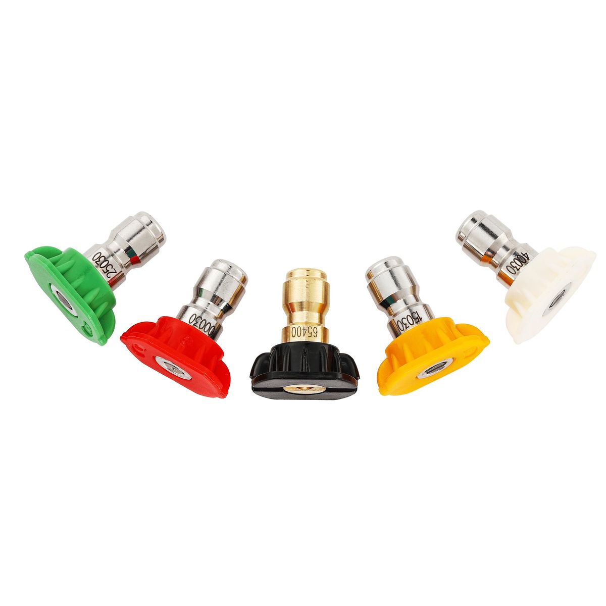 Tool Daily Pressure Washer Nozzle Tips 5-Pack with Multiple Degrees