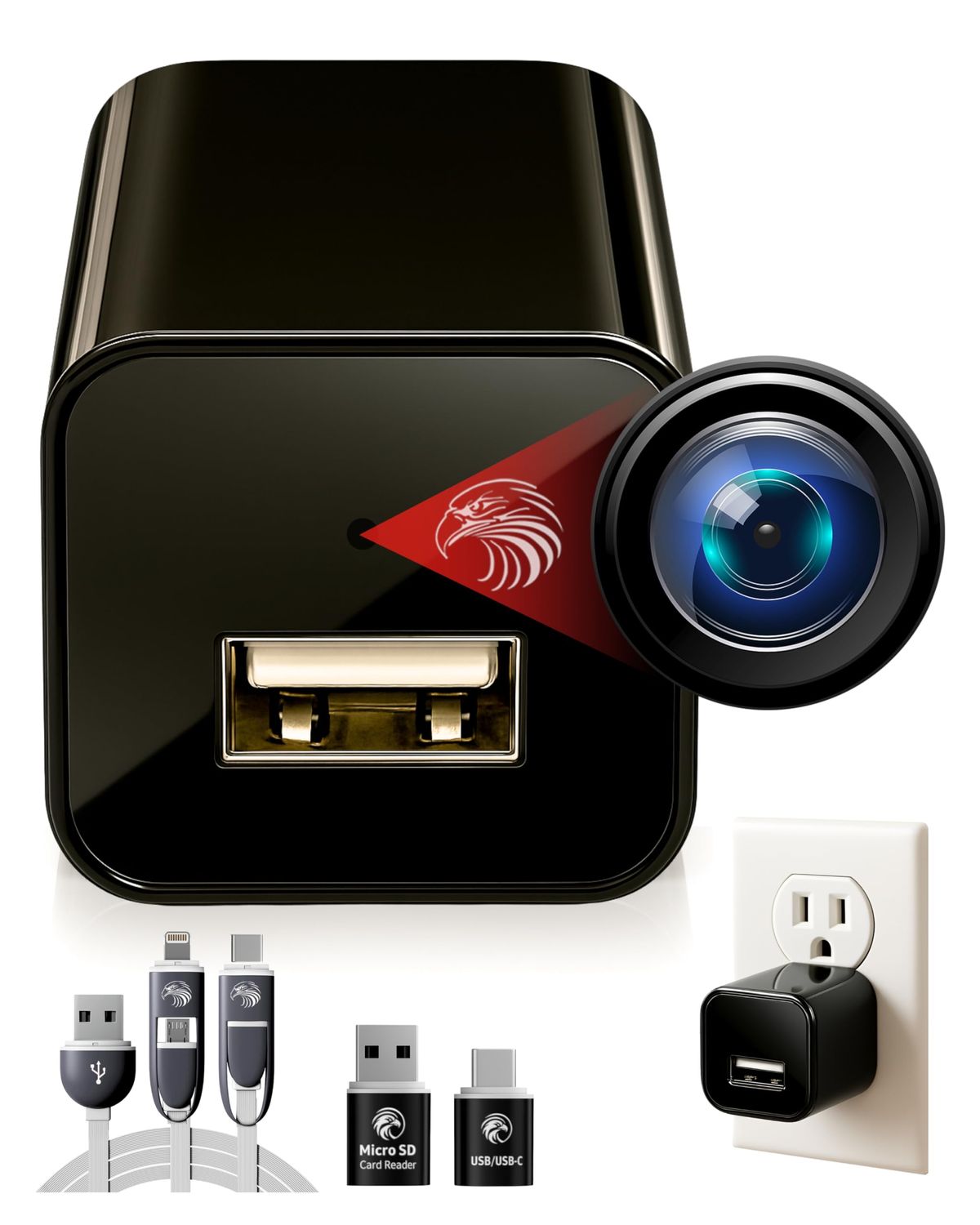 1080p plug-in dome camera for pets with motion detection