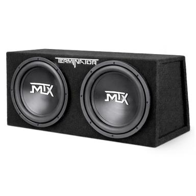 MTX Dual 12-Inch Subwoofers with Loaded Enclosure