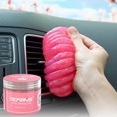 TICARVE Car Cleaning Gel, Rose Scent