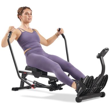 Sunny Health & Fitness Smart Compact Full Motion Rowing Machine