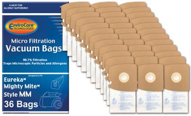 Envirocare Replacement Micro Filtration Vacuum Cleaner Bags for Eureka Style MM, 36 pack
