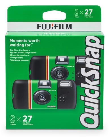 Fujifilm QuickSnap Flash 400 Disposable Camera (2-Pack)