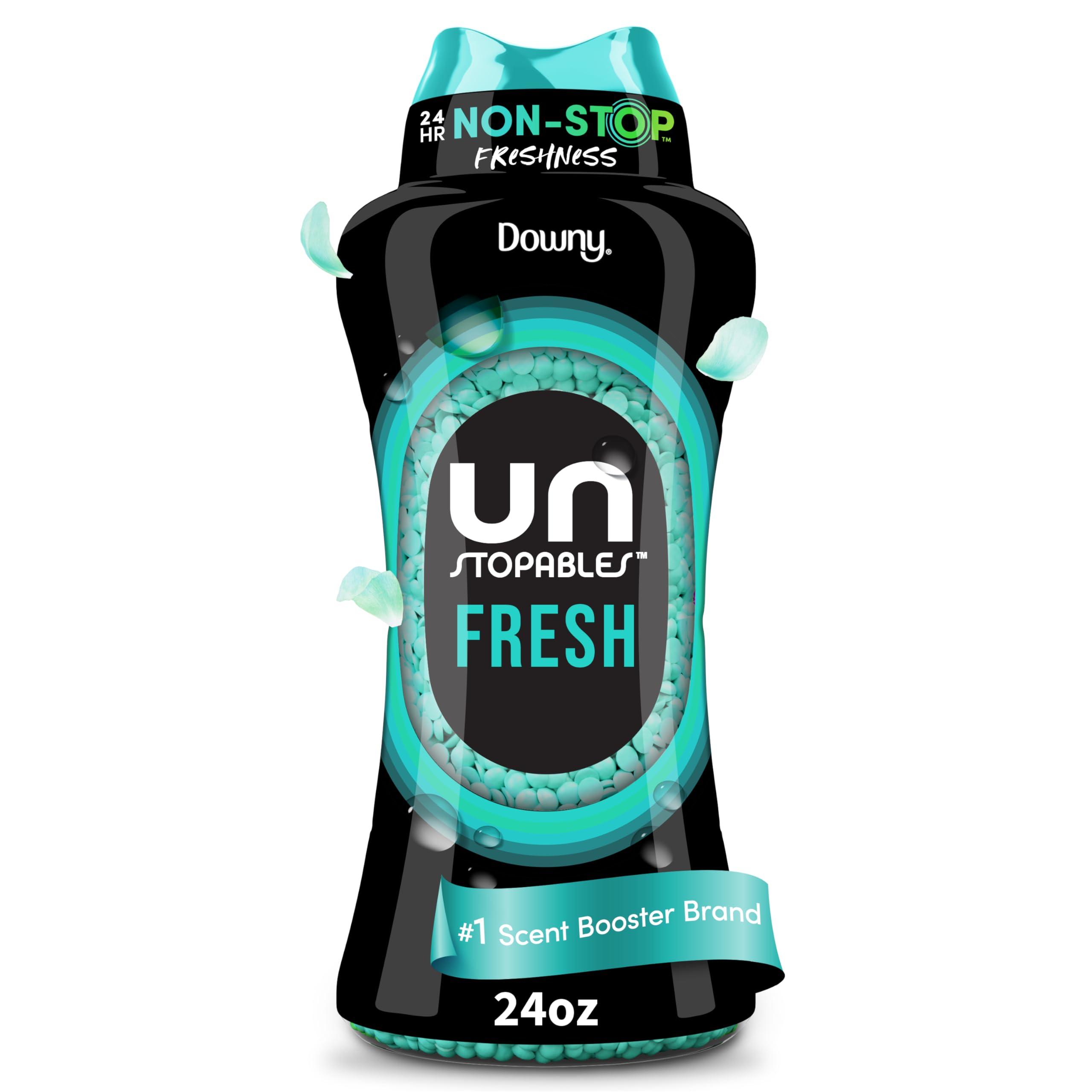 Downy Unstopables In-Wash Scent Booster Beads, Fresh Scent, 24 oz container