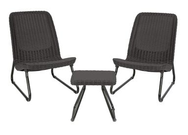 Keter Rio 3-Piece Resin Wicker Patio Set