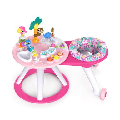 Bright Starts Around We Go 2-in-1 Baby Walker, Discovery Activity Center and Table