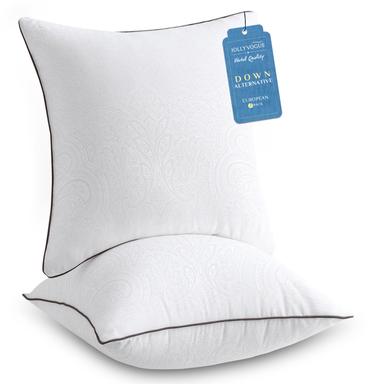 JOLLYVOGUE Euro Pillows (Set of 2)