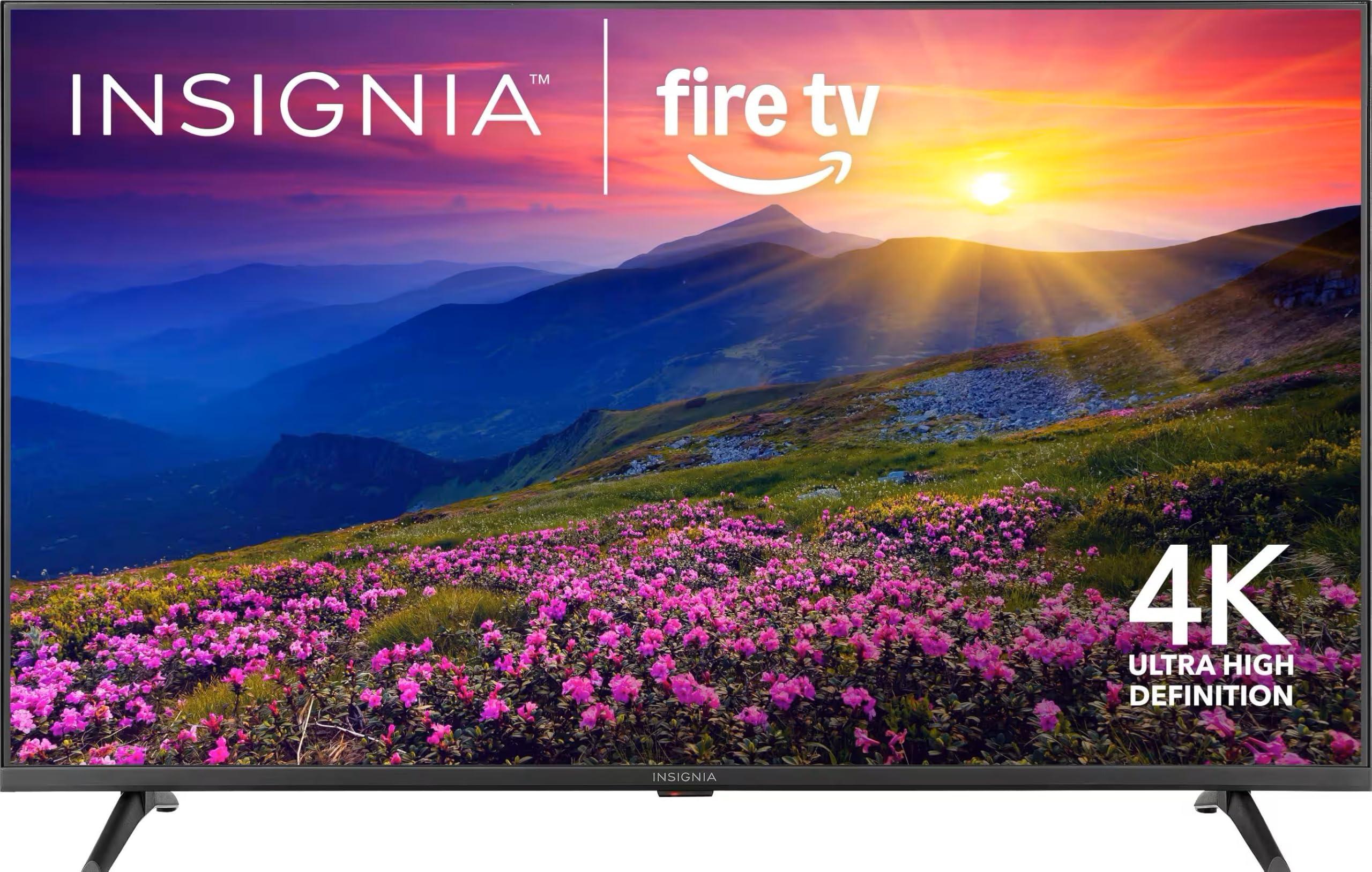 INSIGNIA 43-inch F50 Series LED 4K UHD Smart Fire TV front view