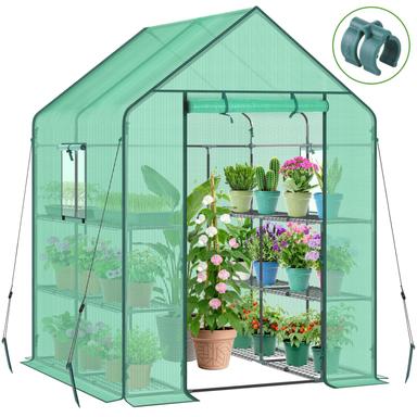 Ohuhu Walk-in Greenhouse with 12 Shelves