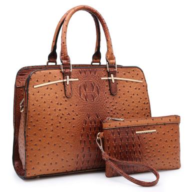 Dasein Women Handbag Set with 3 Compartments