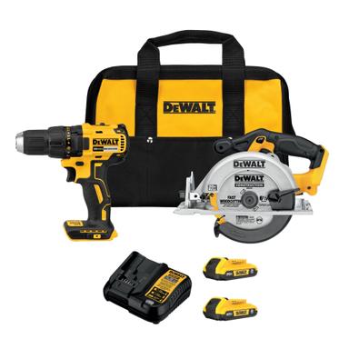 DEWALT 20V MAX Brushless Drill & Circular Saw Combo Kit