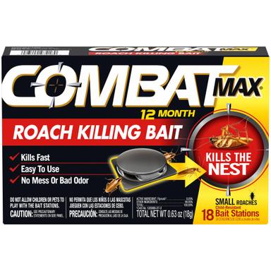 Combat Max 12 Month Roach Killing Bait, 18 Stations