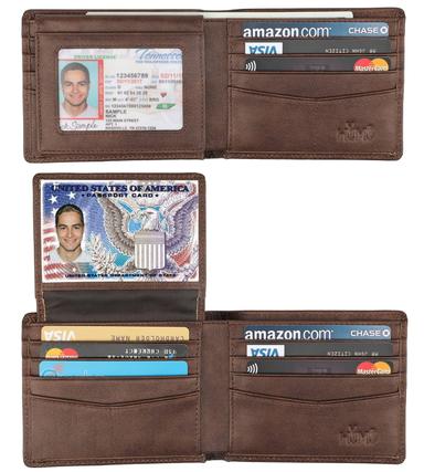 HIMI Genuine Leather Bifold