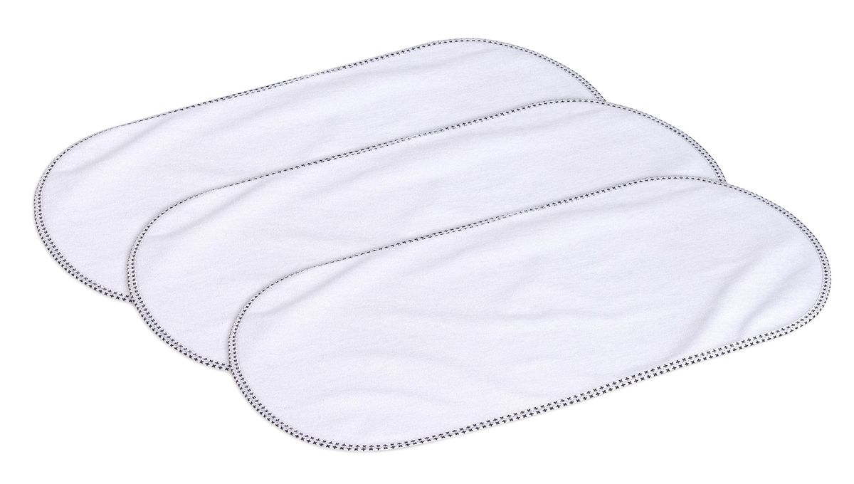 Munchkin Waterproof Changing Pad Liners, 3 Count on a changing pad | Mubboo