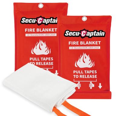 SecuCaptain Fire Blanket (2-Pack)