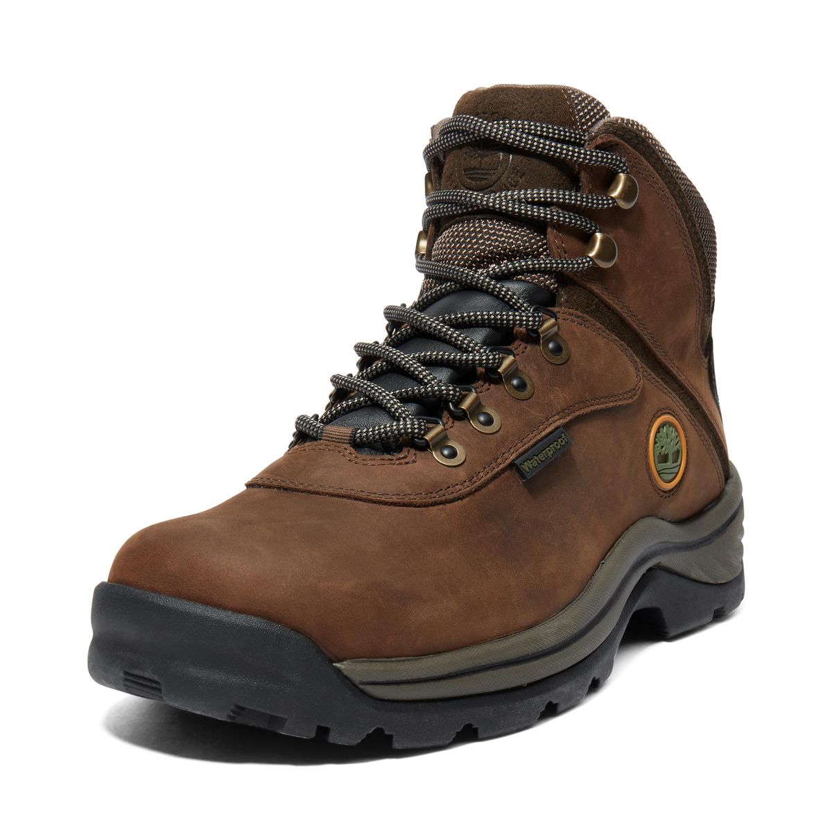 Timberland Men's White Ledge Mid Waterproof Hiking Boot in brown