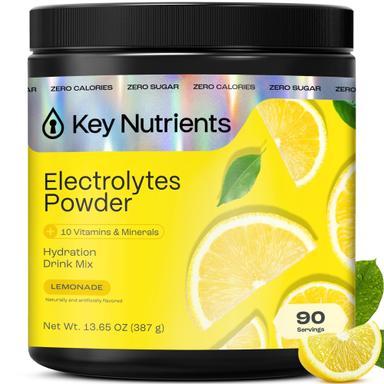 KEY NUTRIENTS Multivitamin Electrolytes Powder Lemonade