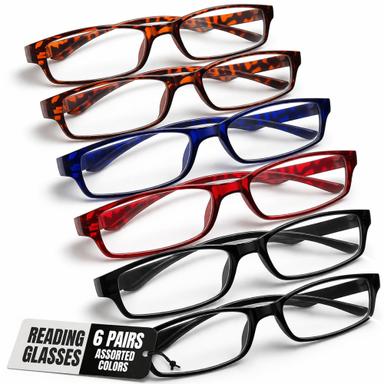 BOOST EYEWEAR 6 Pack Reading Glasses