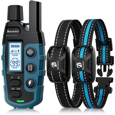 Bousnic Dog Shock Collar for 2 Dogs (5-120Lbs)