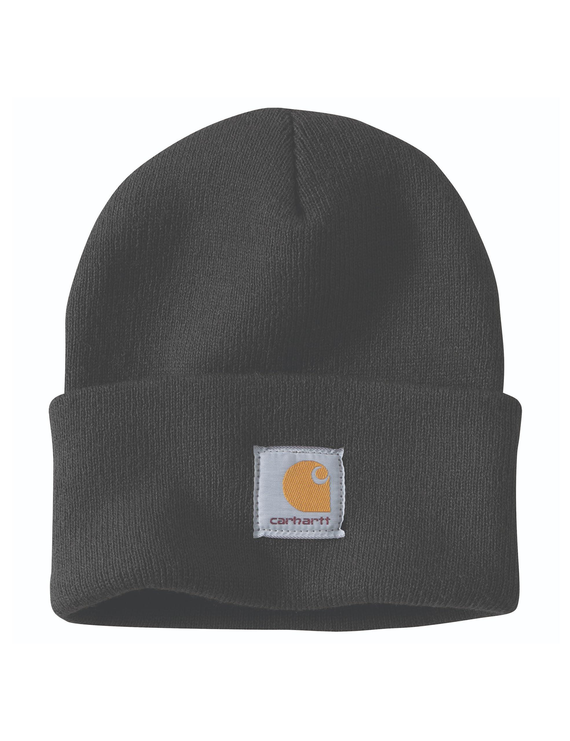 Carhartt Men's Knit Cuffed Beanie in classic style on neutral background