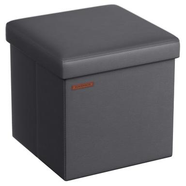 SONGMICS 15-inch Storage Ottoman Cube