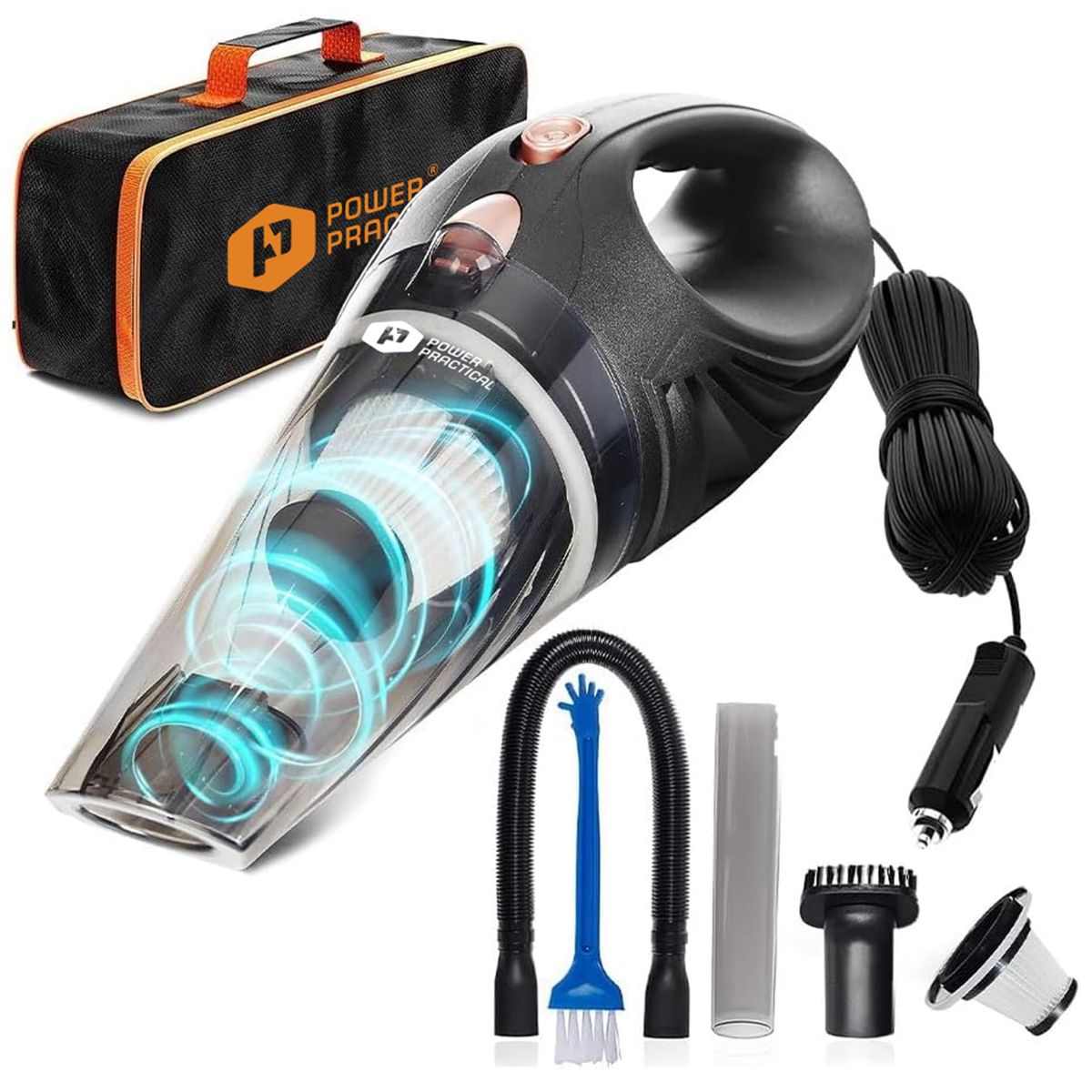 THISWORX Car Vacuum Cleaner with attachments