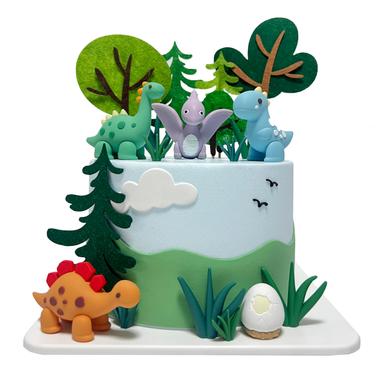 ROHOME 19pcs Dinosaur Cake Toppers
