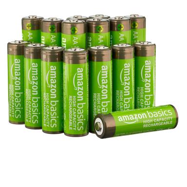 Amazon Basics 16-Pack AA High-Capacity 2400 mAh