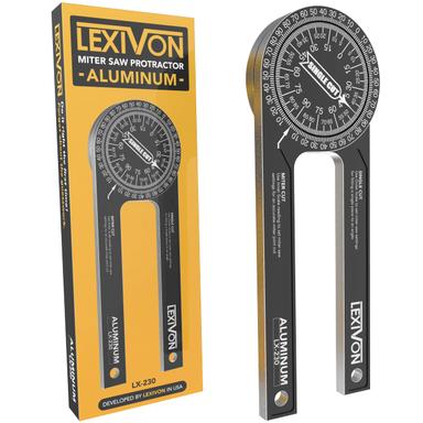 LEXIVON 7-in Miter Saw Protractor