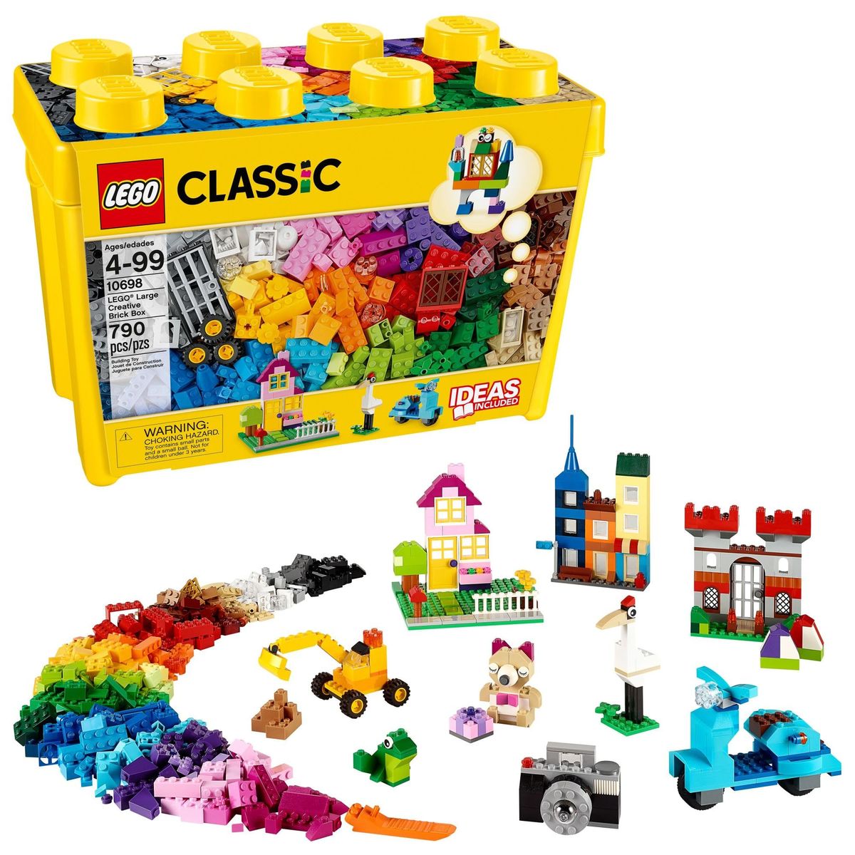 LEGO Classic Large Creative Brick Box building set with colorful bricks