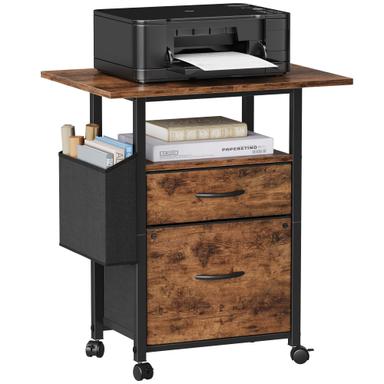 GYIIYUO 2 Drawer File Cabinet with 24'' Desktop