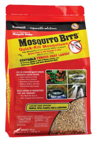 SUMMIT CHEMICAL CO Mosquito Bits, 30 oz