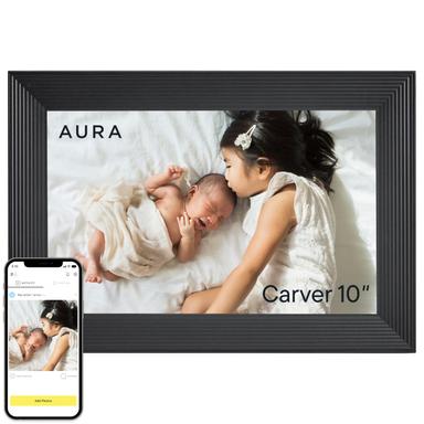 Aura Carver 10.1" HD Digital Picture Frame - Black