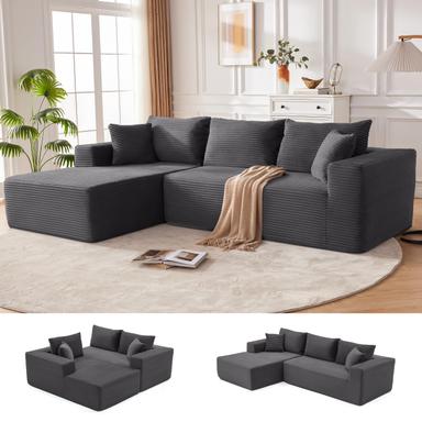 MANGODAN 110" Cloud Sectional Couch