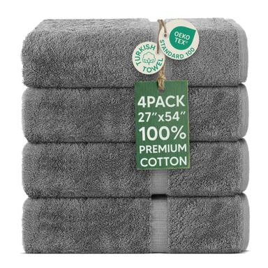 Chakir Turkish Linens 4-Piece Bath Towel Set