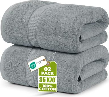 Utopia Towels Jumbo Bath Sheet 2-Piece