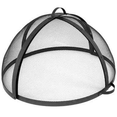 Sunnydaze Round Fire Pit Spark Screen Cover — Easy-Opening, 22" | Mubboo