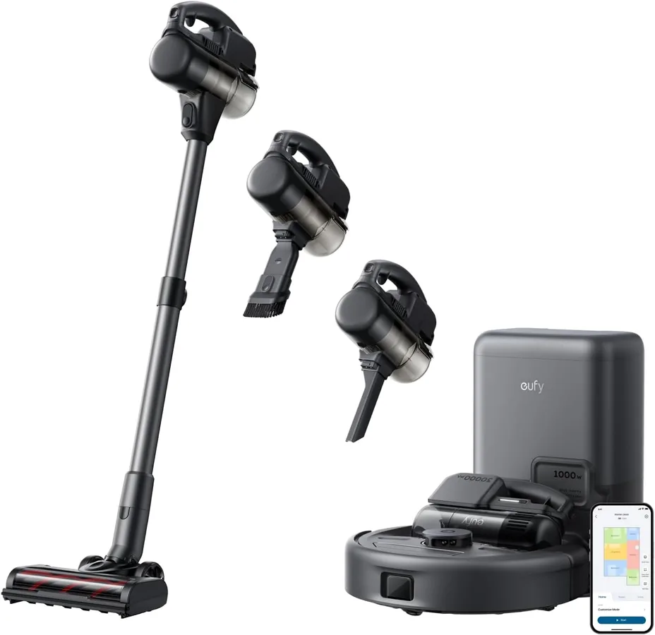 eufy E20 multi-function robot vacuum with 3-in-1 stick conversion