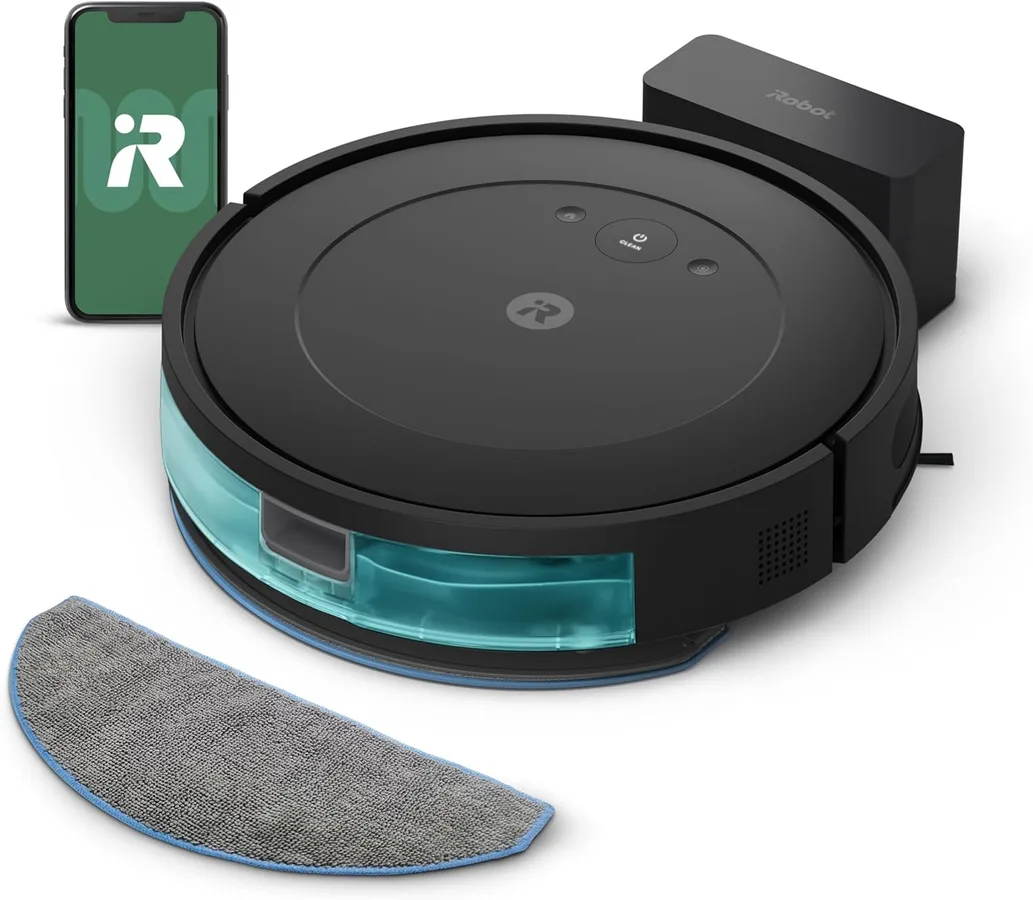 iRobot Roomba Combo Essential robot vacuum and mop in white